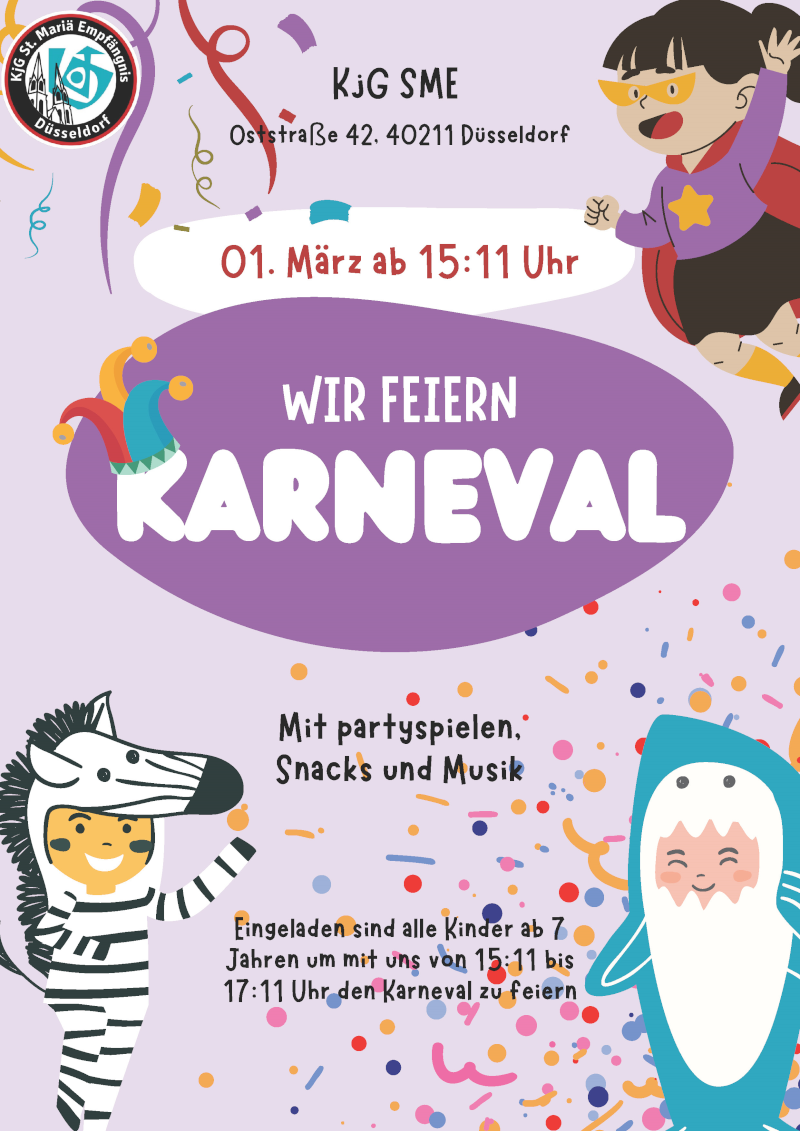 KJG Kinderkarneval am 1. März 2025 um 15:11 Uhr